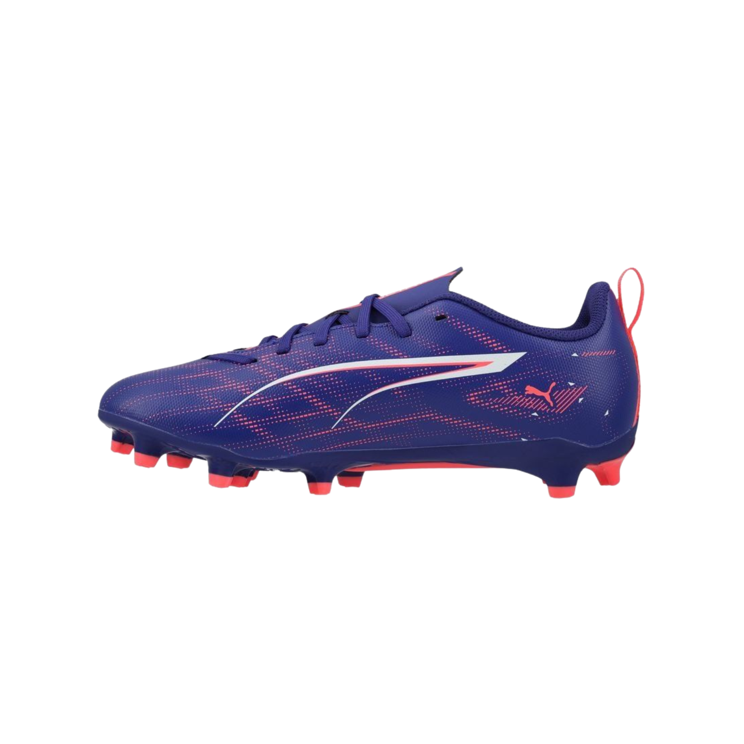 Puma Ultra 5 Play FG/AG Football Boots Junior - Lapis Lazuli/ Puma White/ Sunset Glow 107695