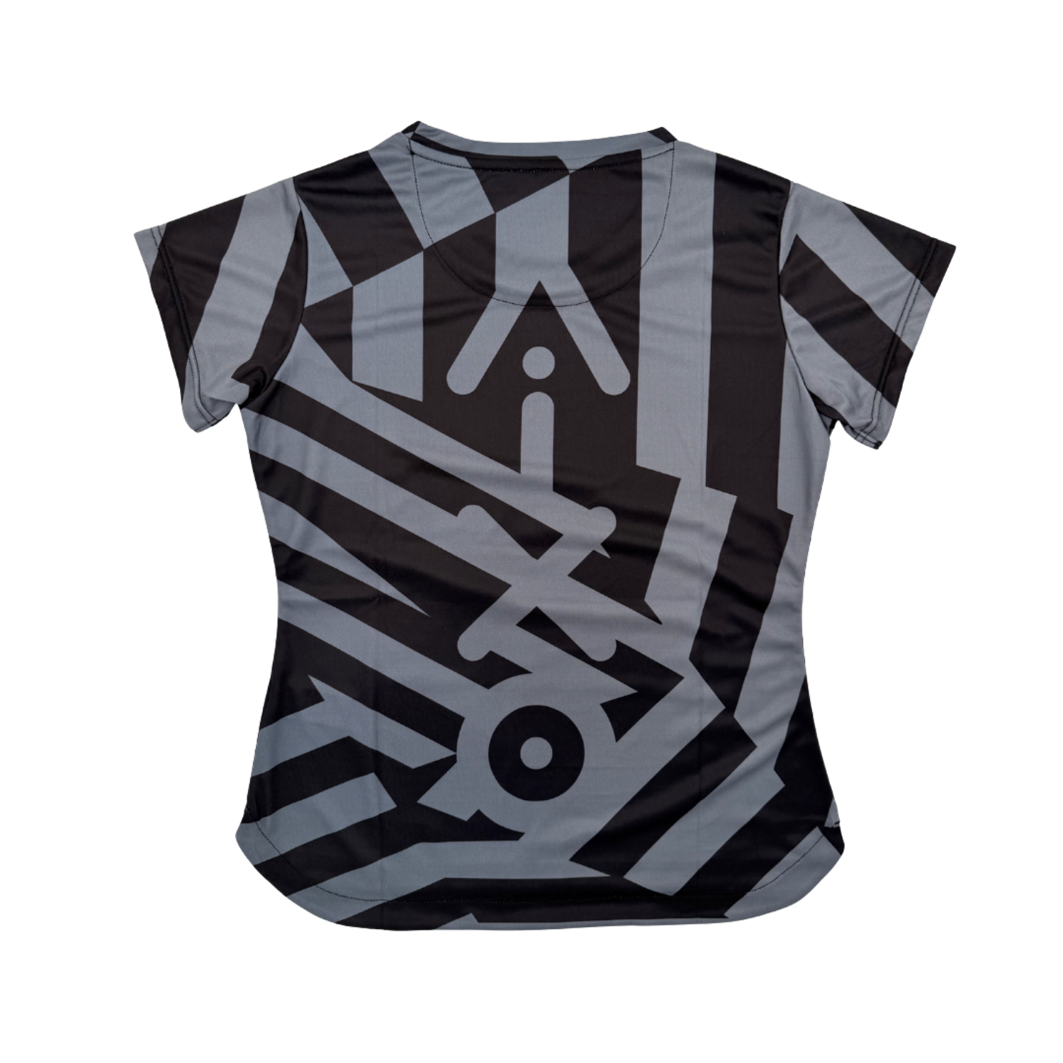 AIXO Chaos Camo Womens T-Shirt - Slate