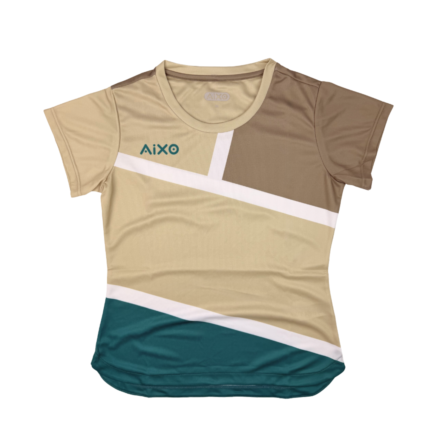 AIXO Court Womens T-Shirt - Stone