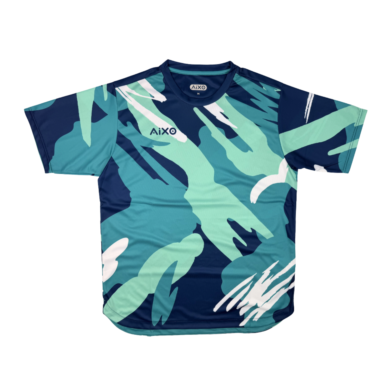 AIXO Abstract Mens T-Shirt - Navy