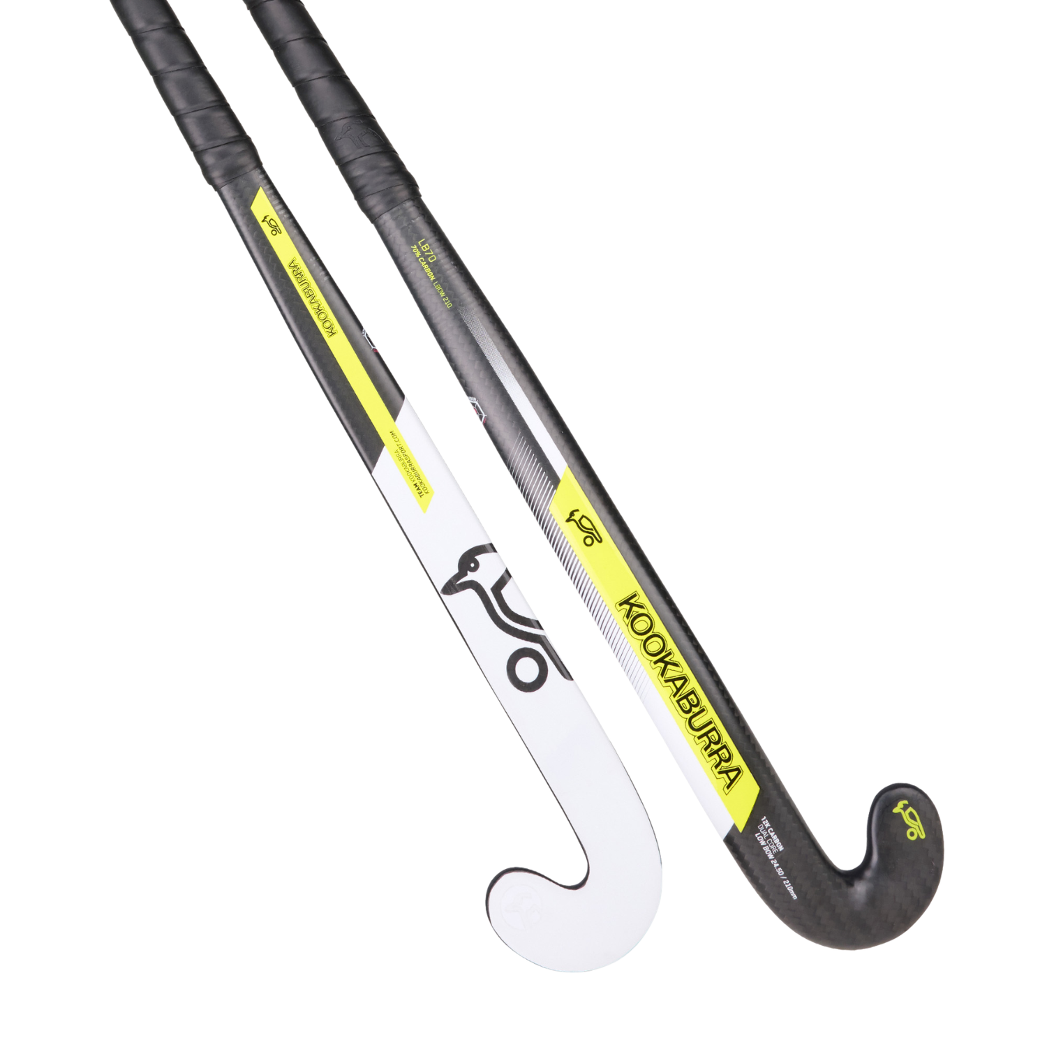 Kookaburra LB70 Hockey Stick 6A2527J - White/Yellow