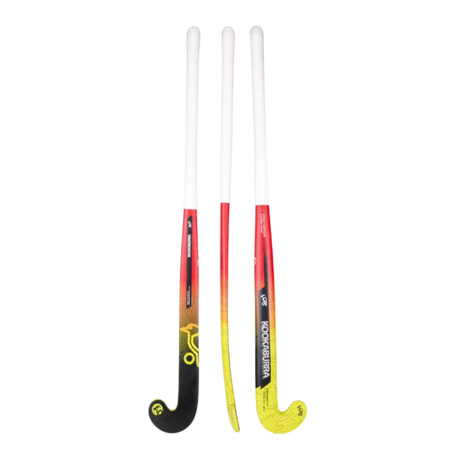 Kookaburra Contour Hockey Stick 6A2541J - Red/Yellow