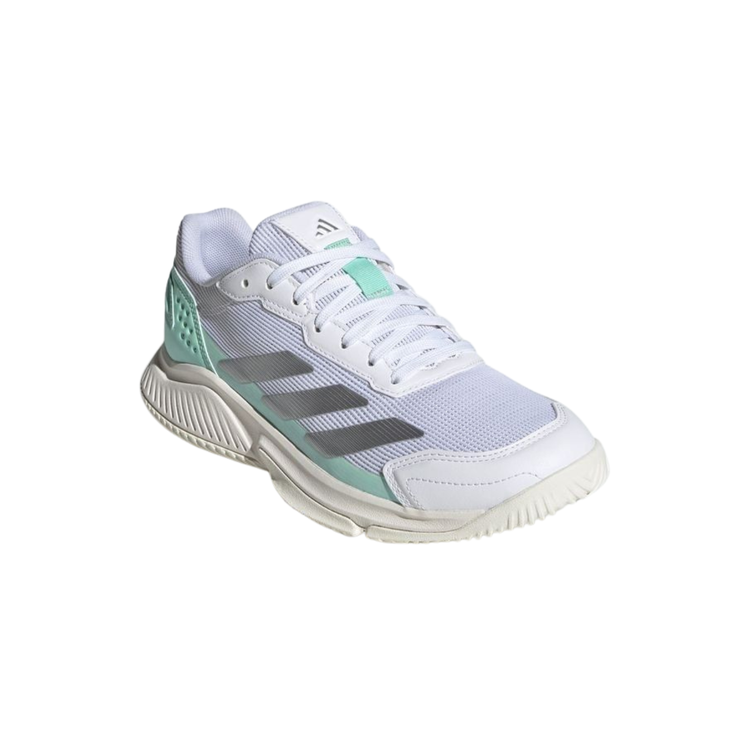 Adidas Courtquick Padel Shoe Women - White/Silver/Mint