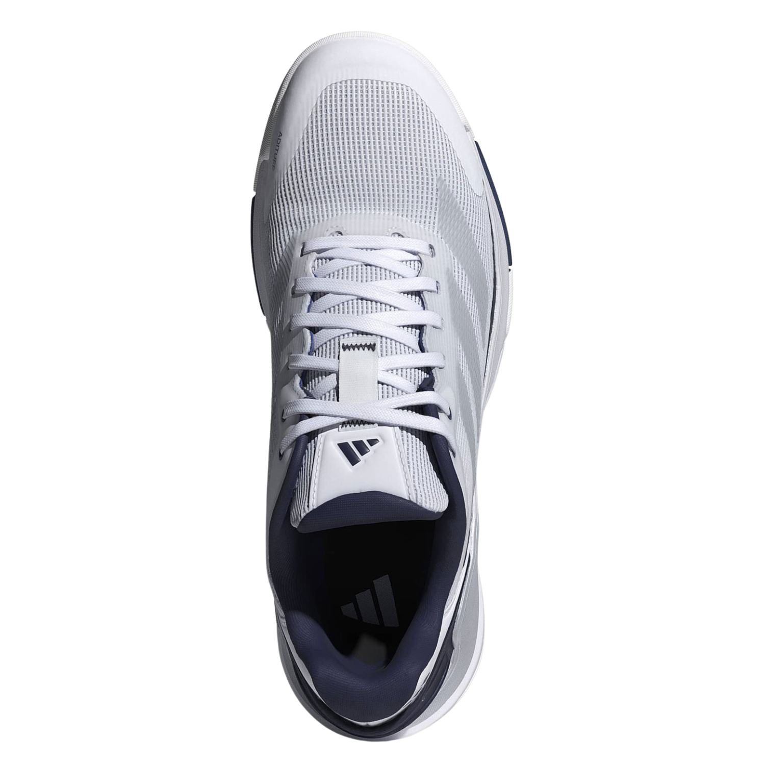 Adidas Crazyquick Lightstrike Padel Shoes Men - White/Silver/Dark Blue
