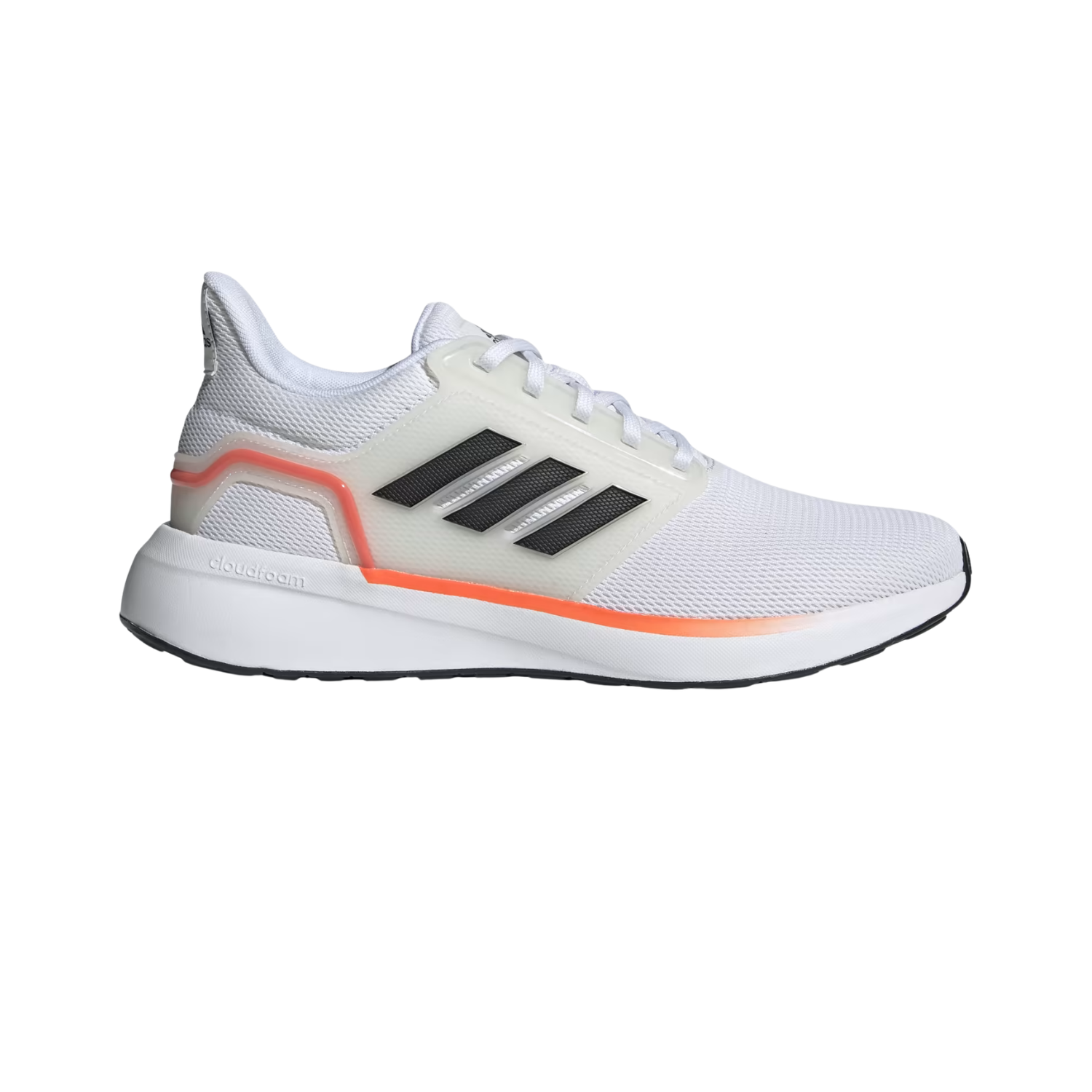 Adidas EQ19 Running Shoes - Cloud White/Carbon/Solar Red