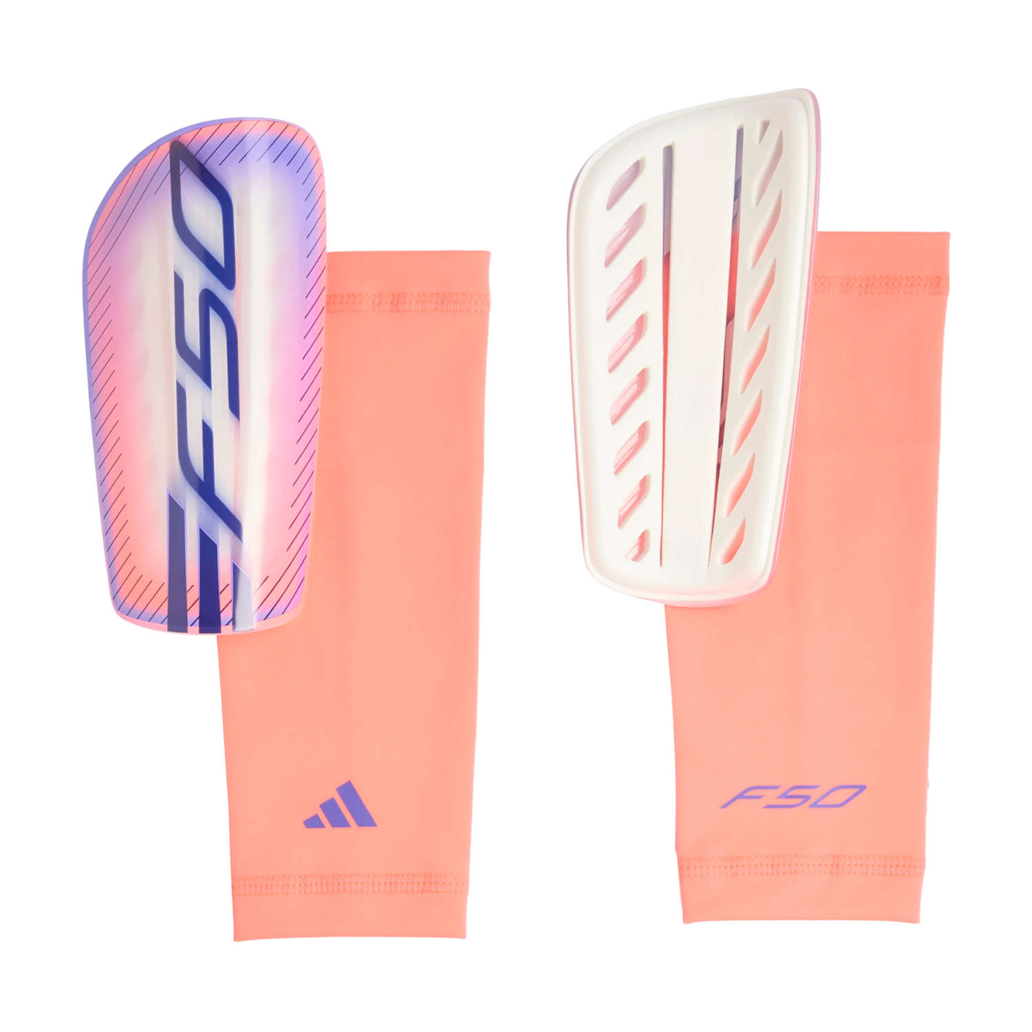 Adidas F50 League Shin Guards Unisex - Pink/Purple