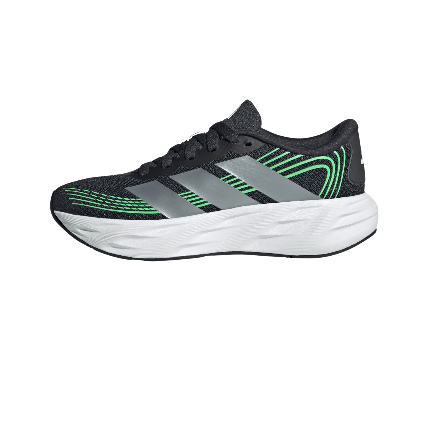 Adidas Galaxy 8 Running Shoe Junior - Grey/Green
