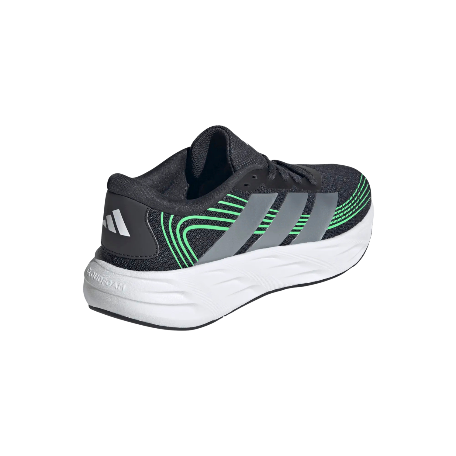 Adidas Galaxy 8 Running Shoe Junior - Grey/Green