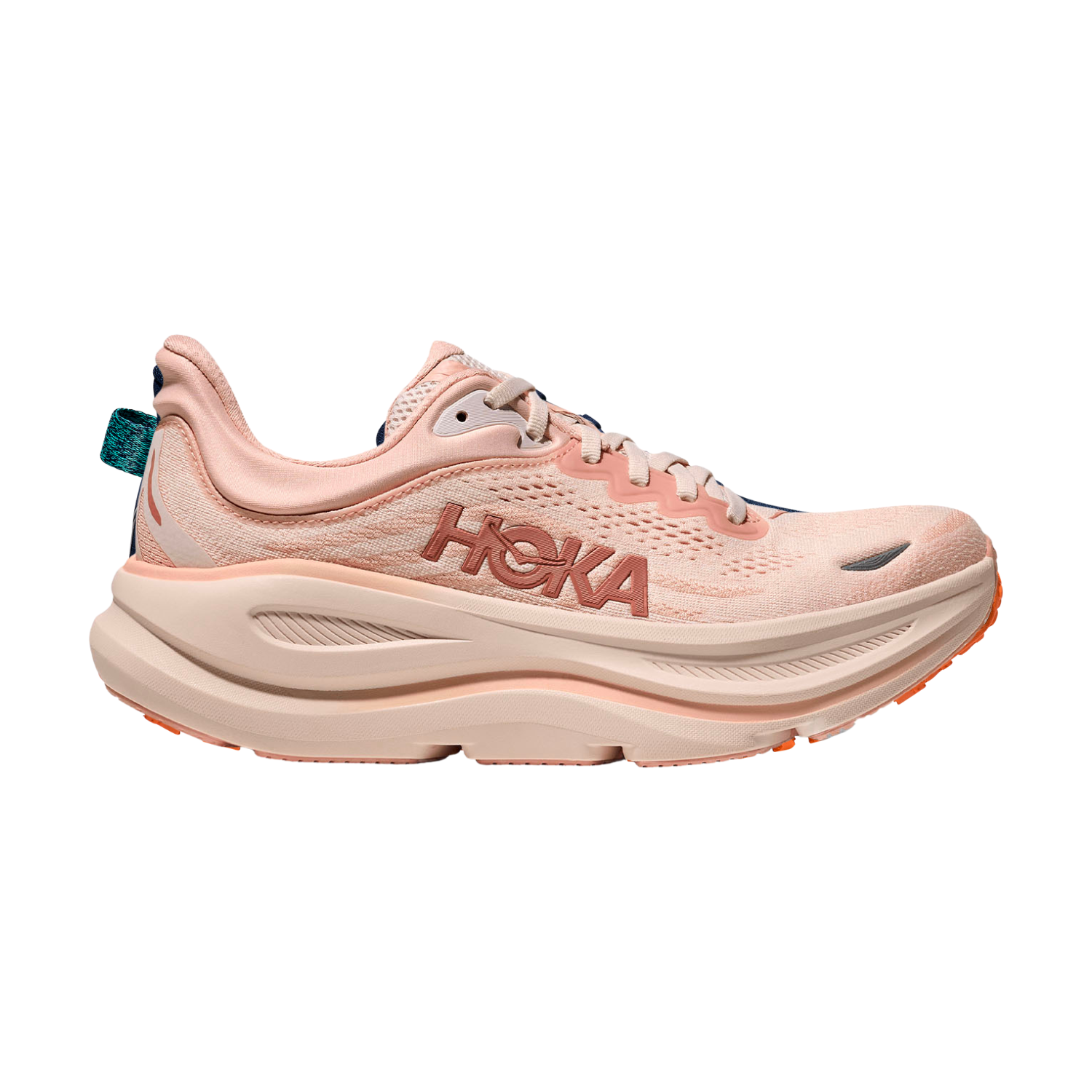 Hoka Bondi 9 Running Shoes Women - Rose Latte/Rose Cream