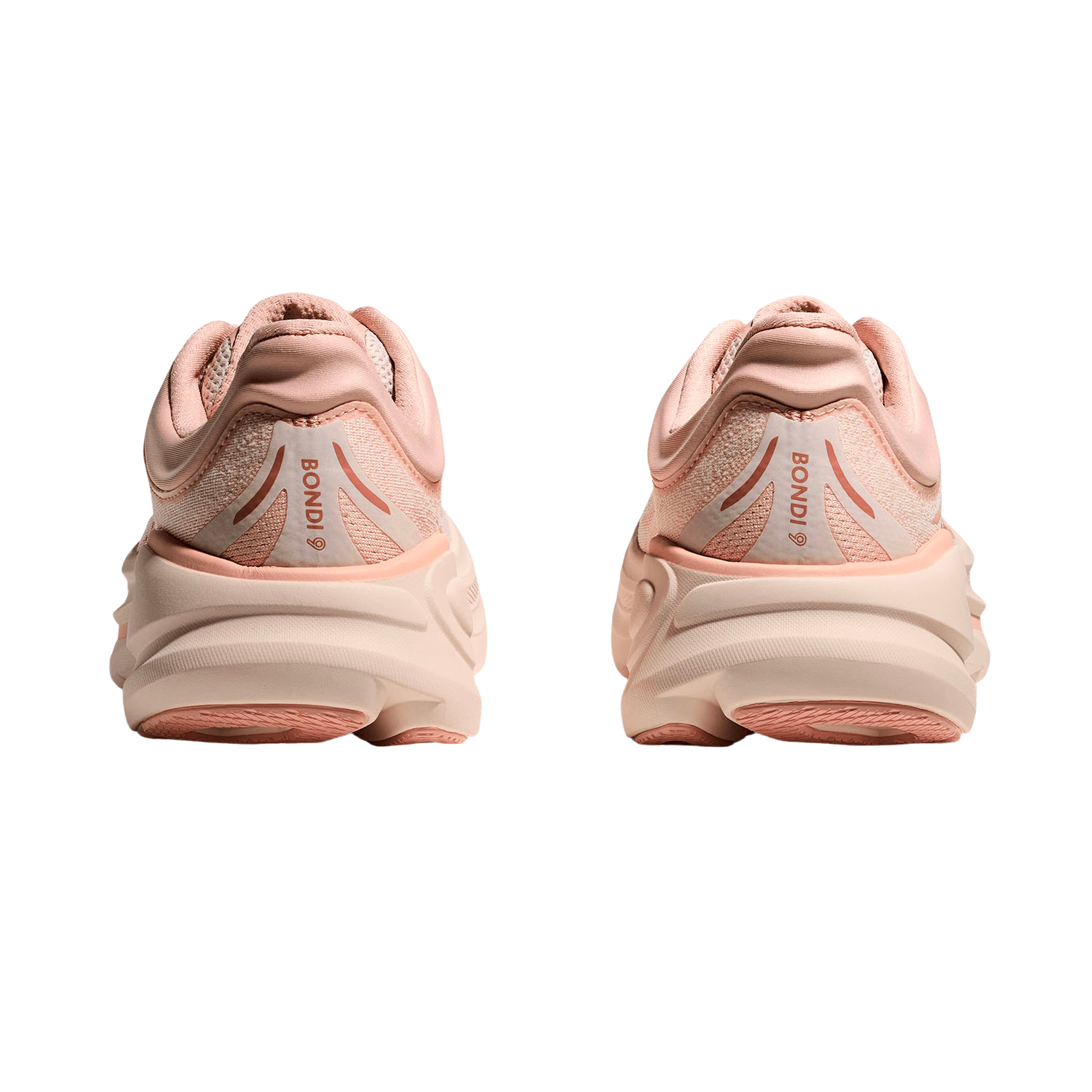 Hoka Bondi 9 Running Shoes Women - Rose Latte/Rose Cream