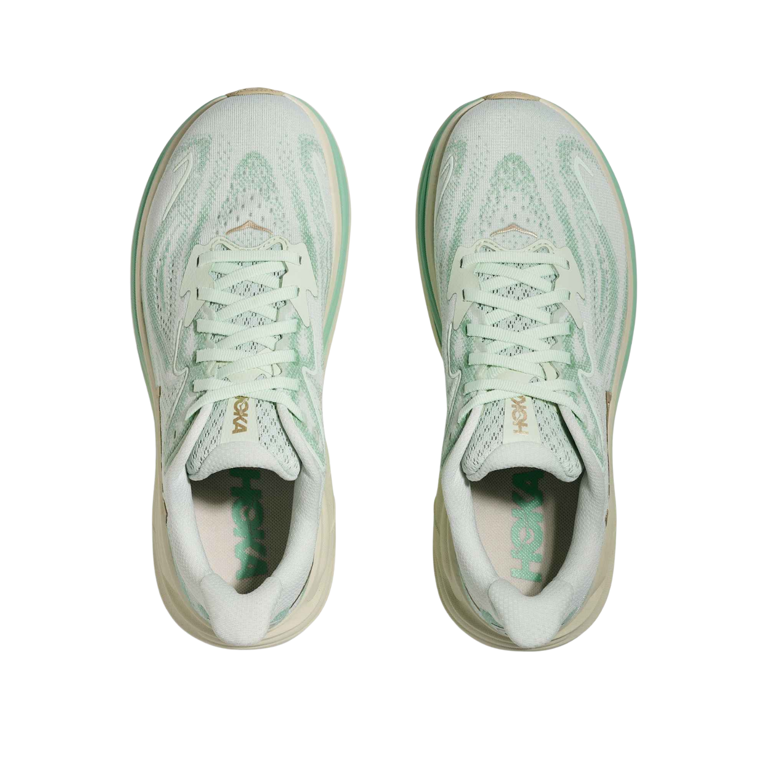 Hoka Clifton 10 Running Shoes Women - Seaglass/Jadeite