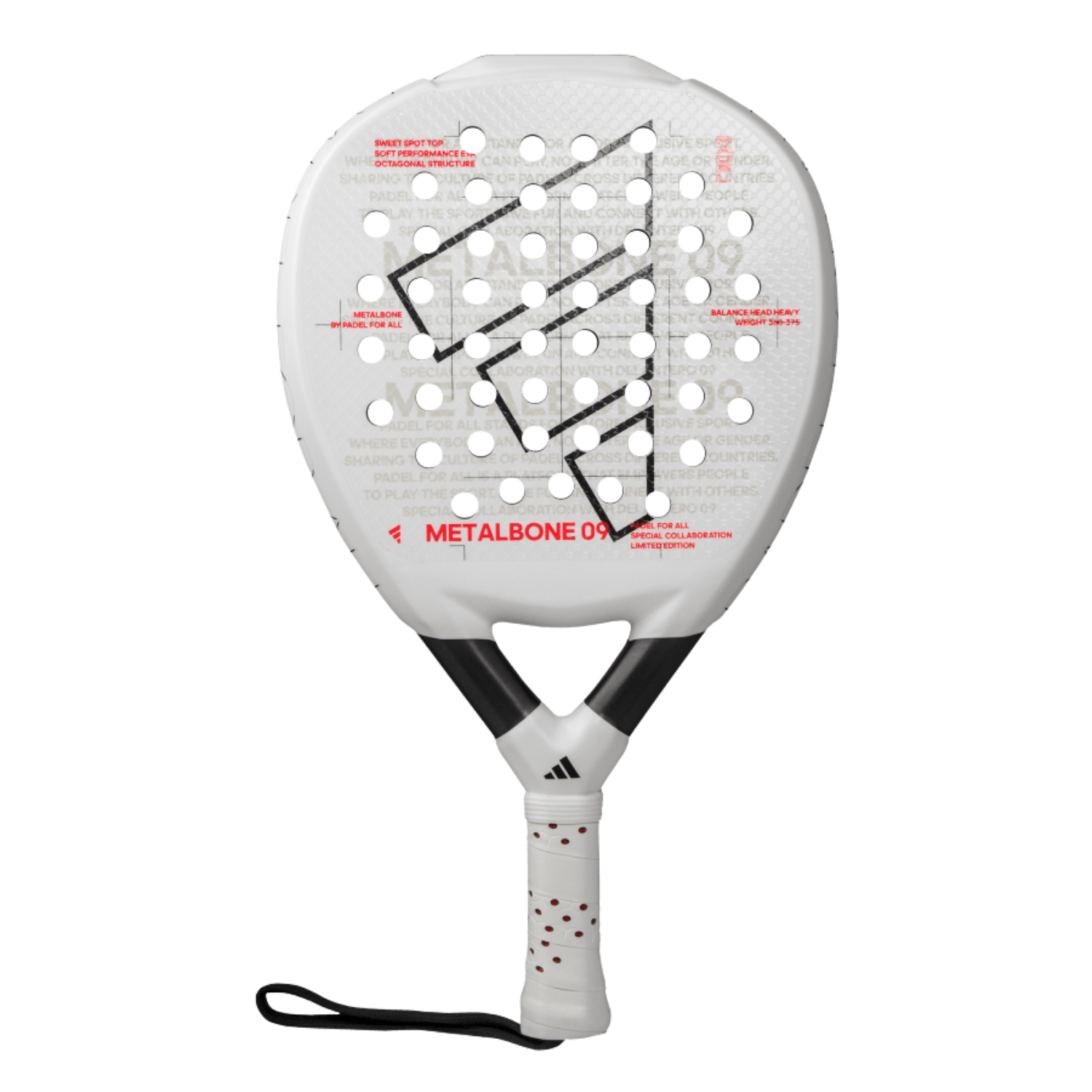 Adidas Metalbone 09 Padel Racket 2025 - White