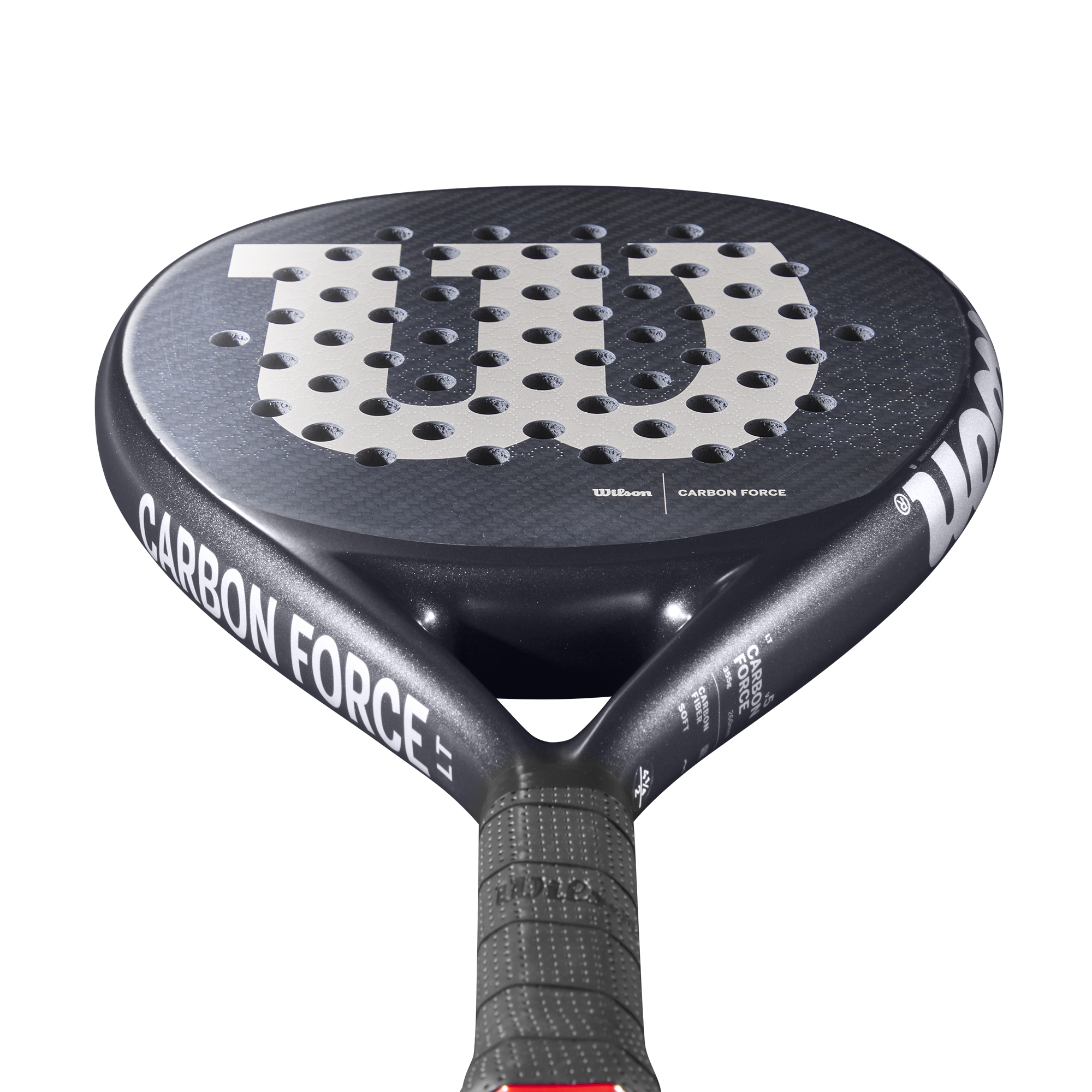 Wilson Carbon Force LT Padel Racket - Black