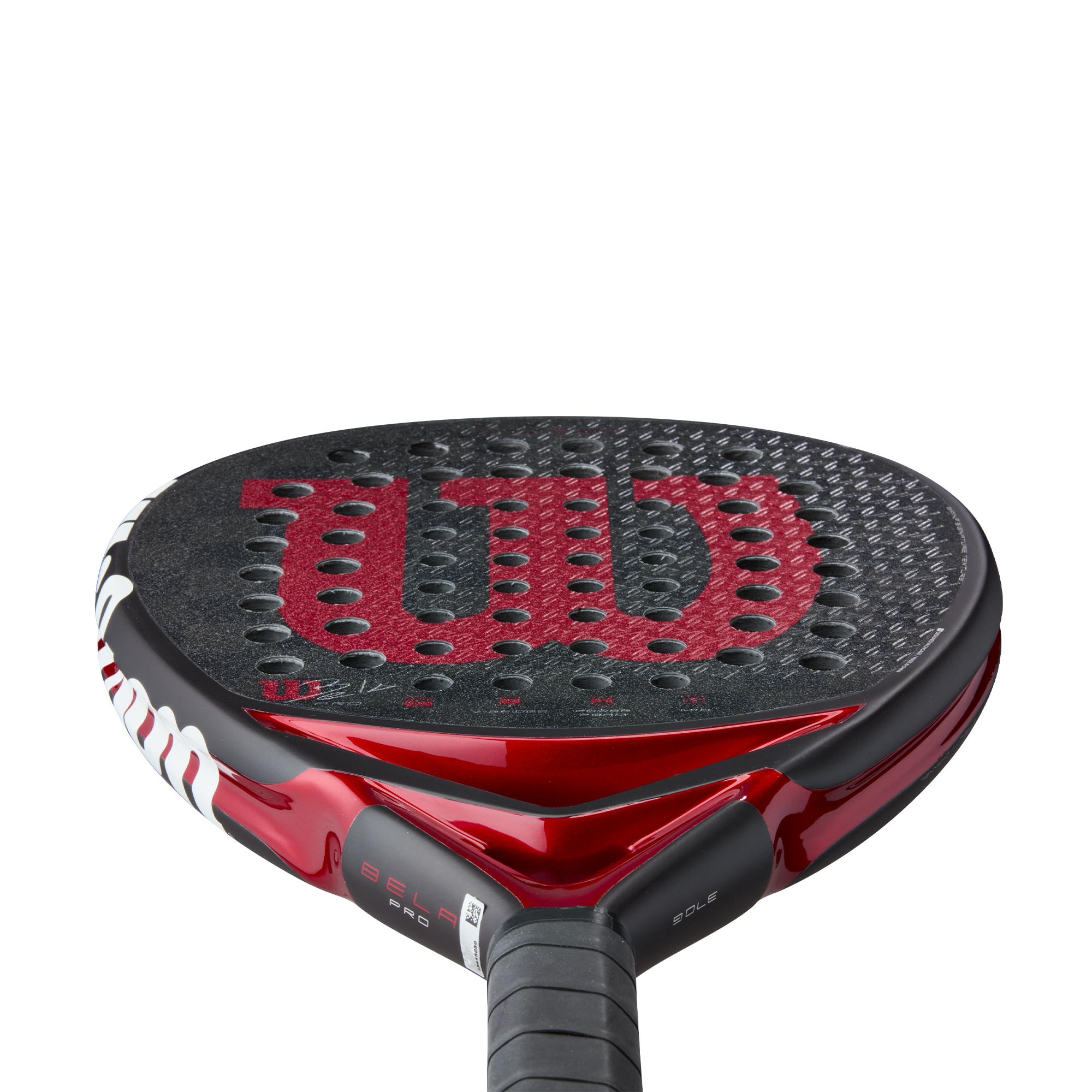Wilson Bela Pro V3 Padel Racket - Black/Red