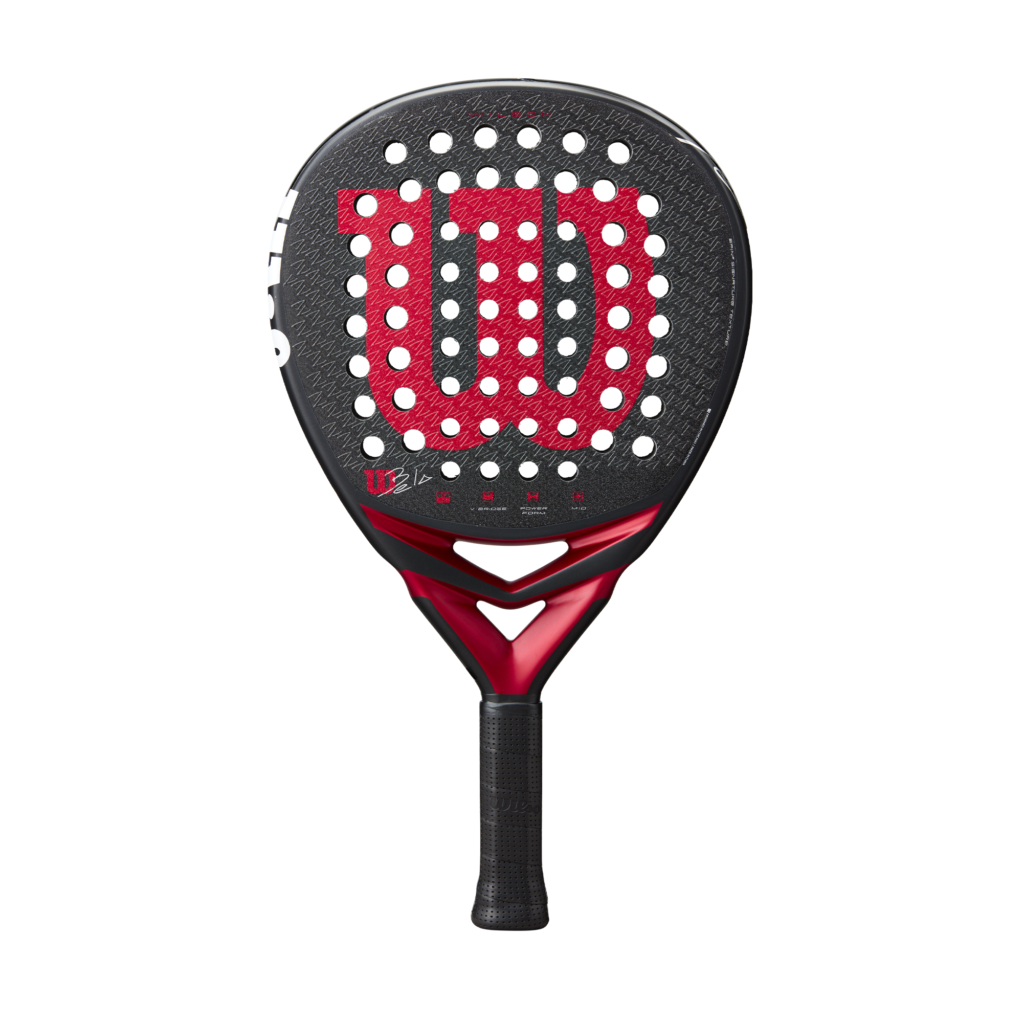 Wilson Bela V3 Padel Racket - Black/Red