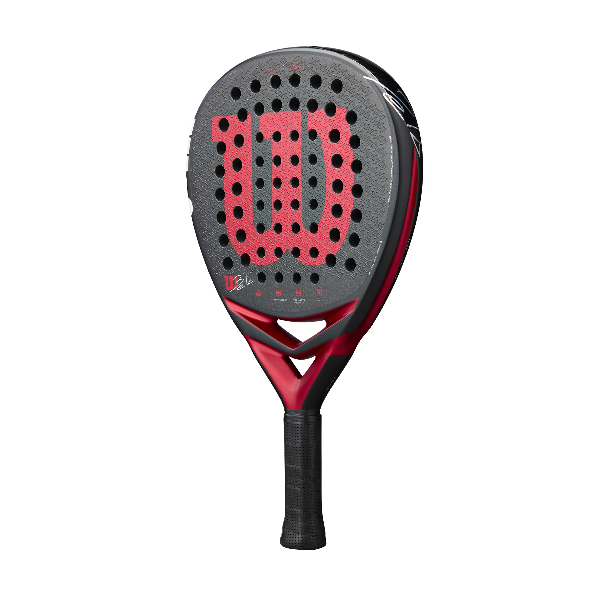 Wilson Bela V3 Padel Racket - Black/Red