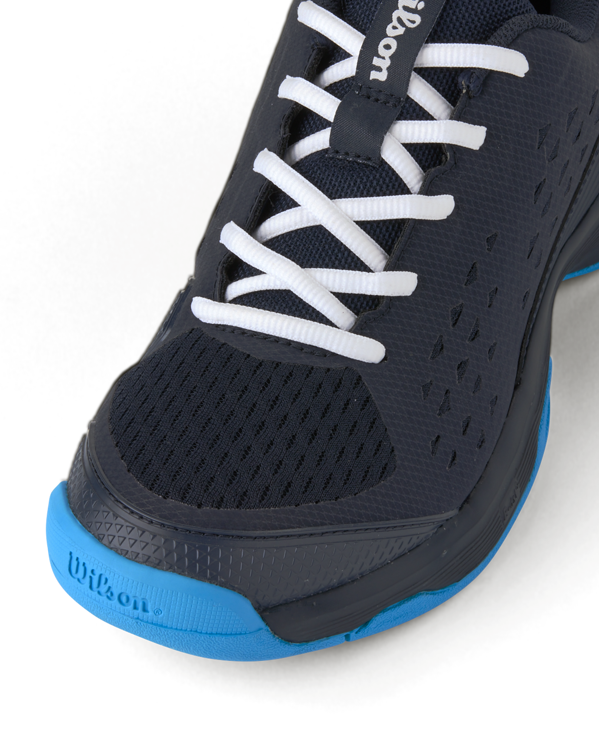 Wilson Rush Pro L Tennis Shoes Junior - Black/ Blue