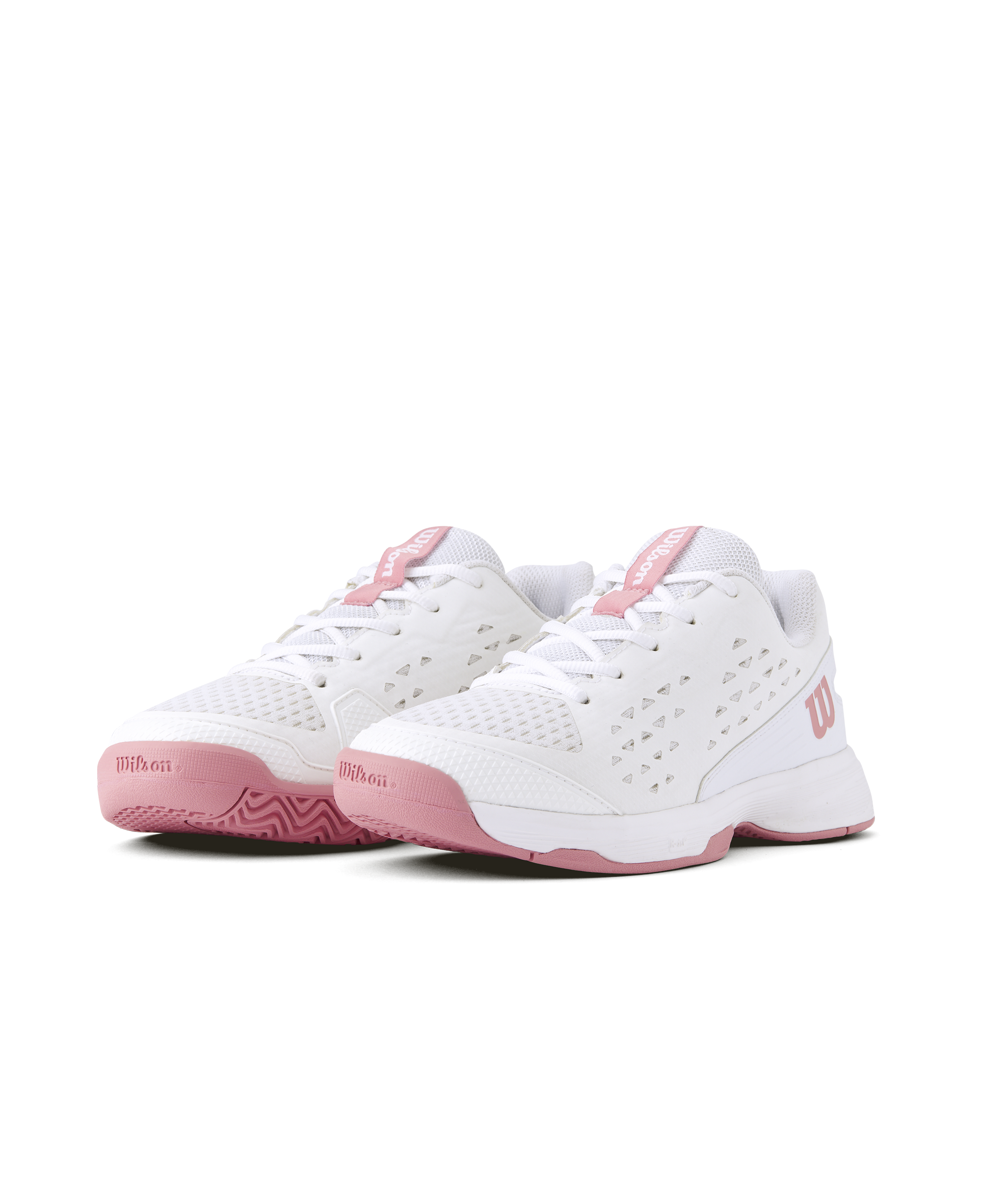 Wilson Rush Pro L Tennis Shoes Junior - White/Pink