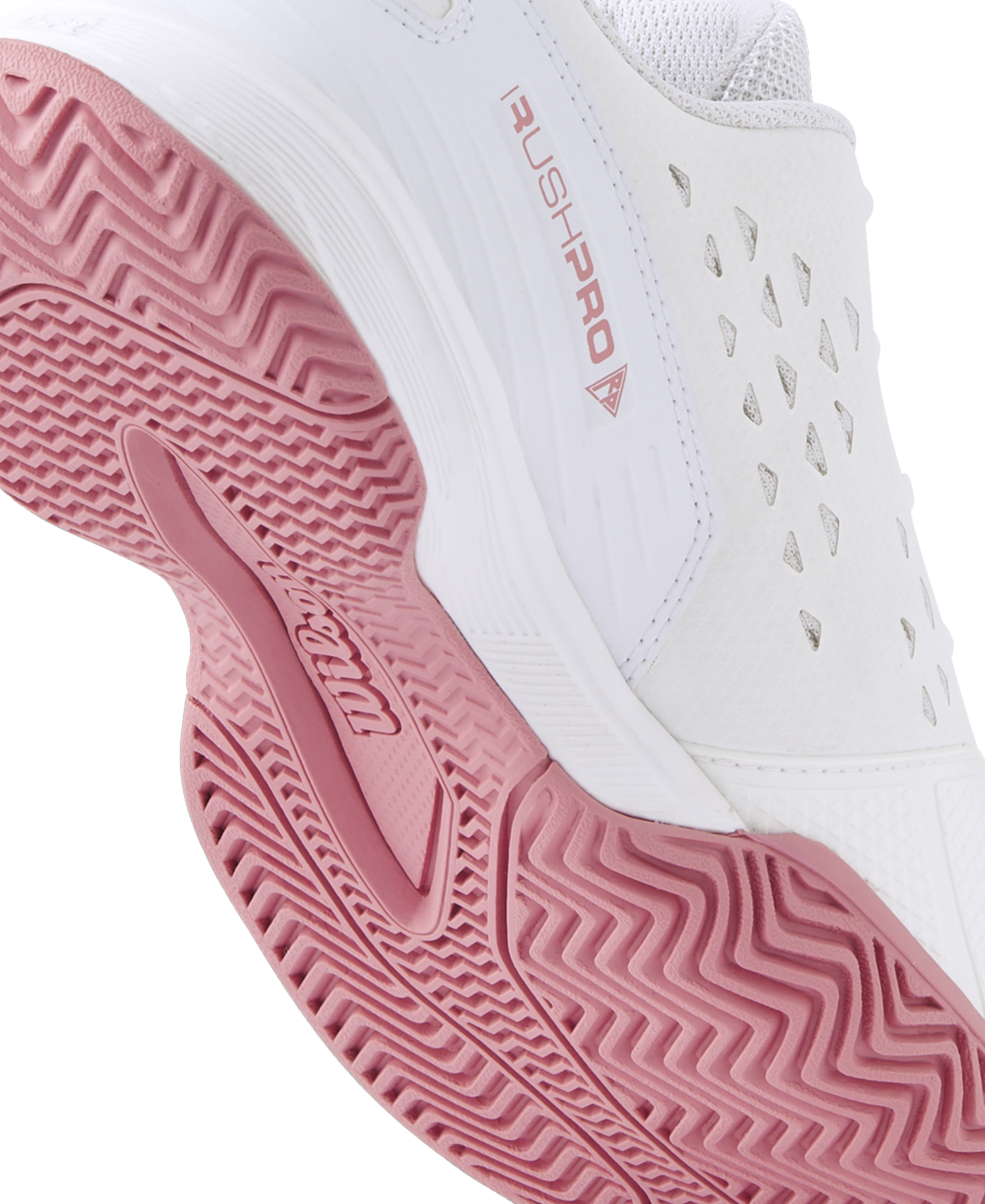Wilson Rush Pro L Tennis Shoes Junior - White/Pink