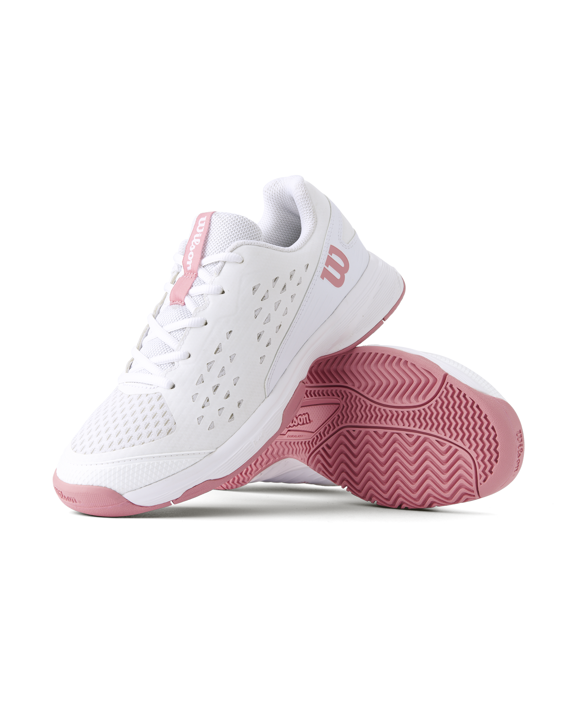 Wilson Rush Pro L Tennis Shoes Junior - White/Pink