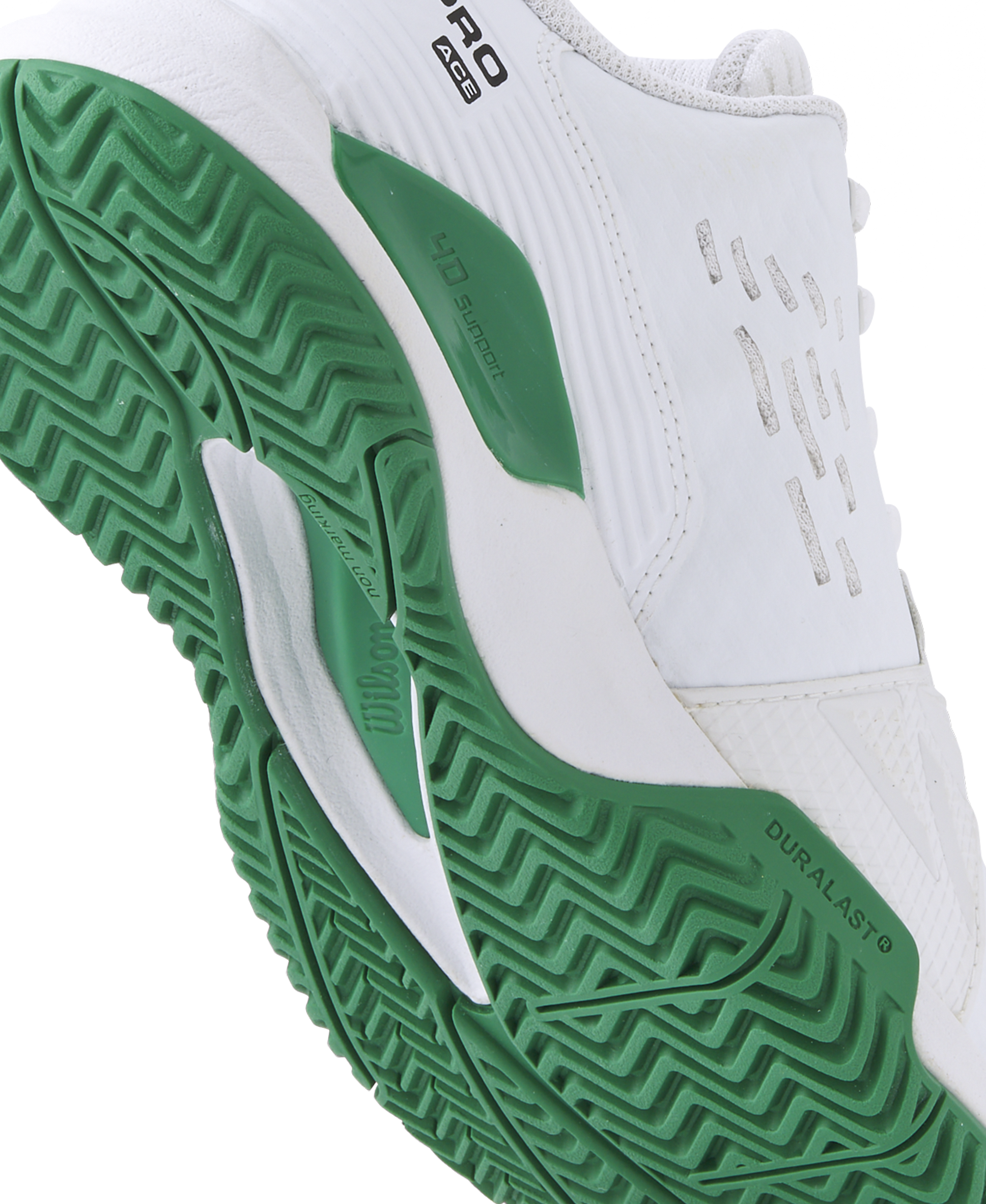 Wilson Rush Pro Ace Tennis Shoes Junior - White/Green