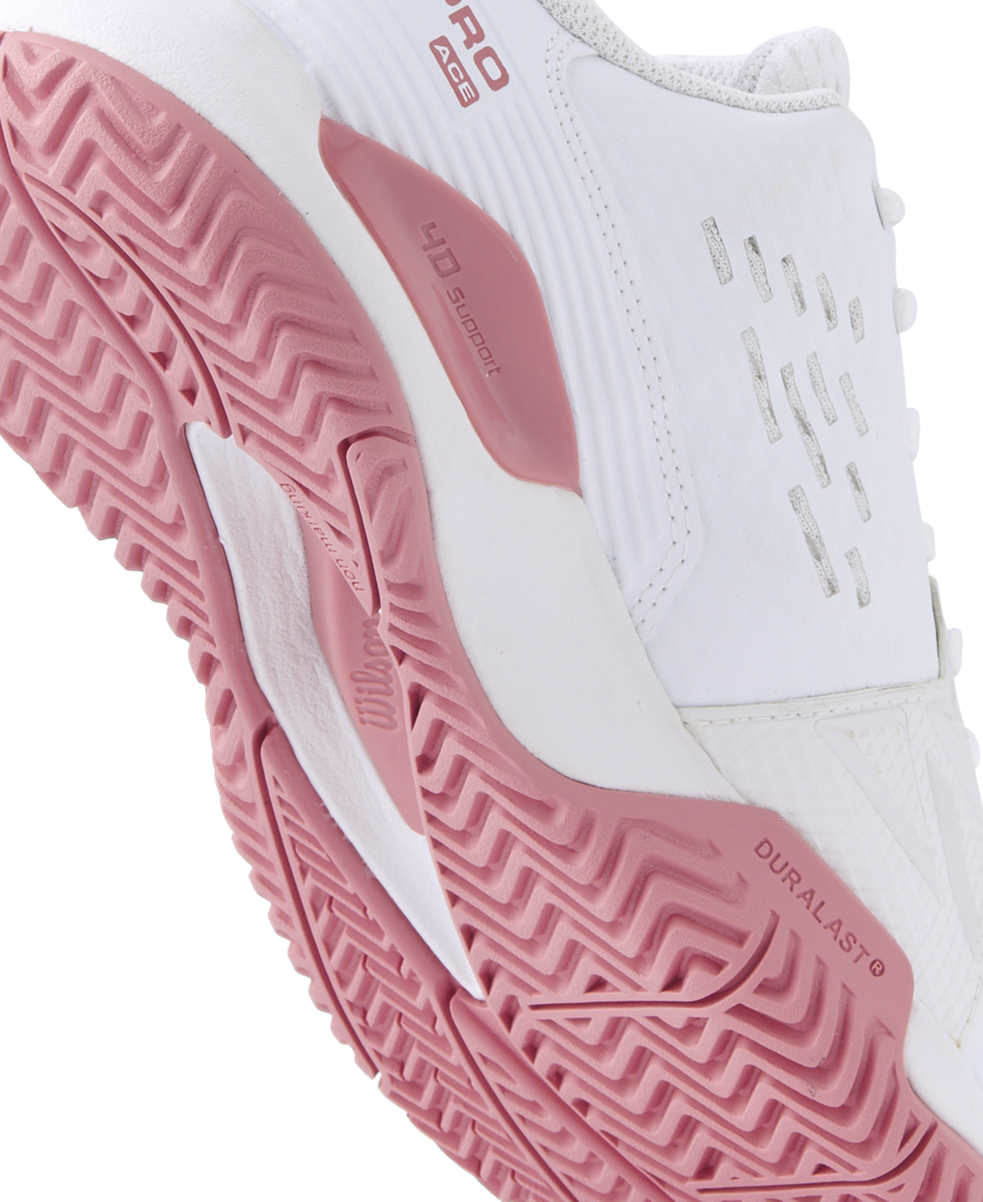 Wilson Rush Pro Ace Tennis Shoes Junior - White/Pink