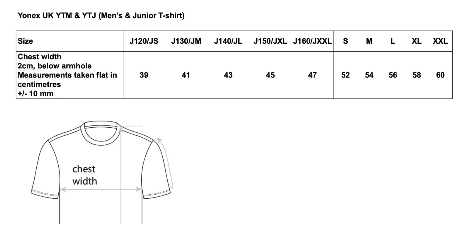 Yonex YTM8 T-Shirt Mens (White/Charcoal)