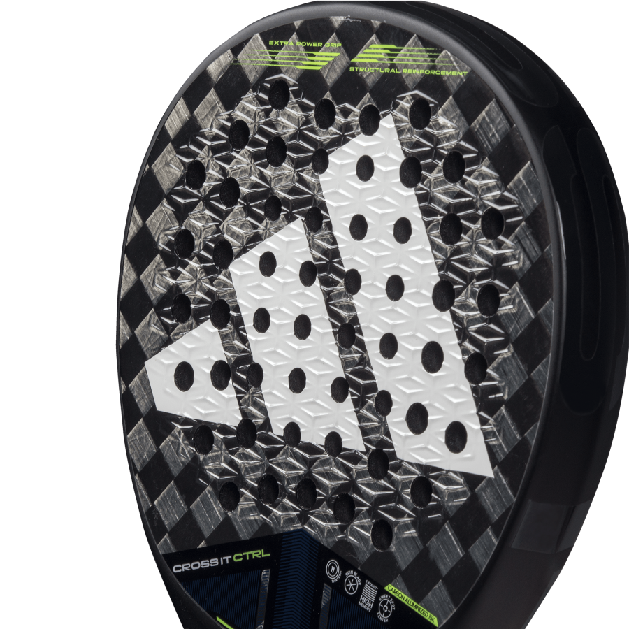 Adidas Cross It Control 3.4 Padel Racket 2025 - Black/Lime