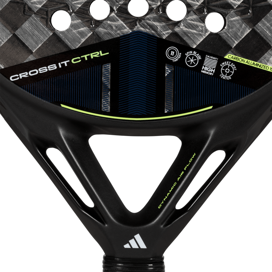 Adidas Cross It Control 3.4 Padel Racket 2025 - Black/Lime