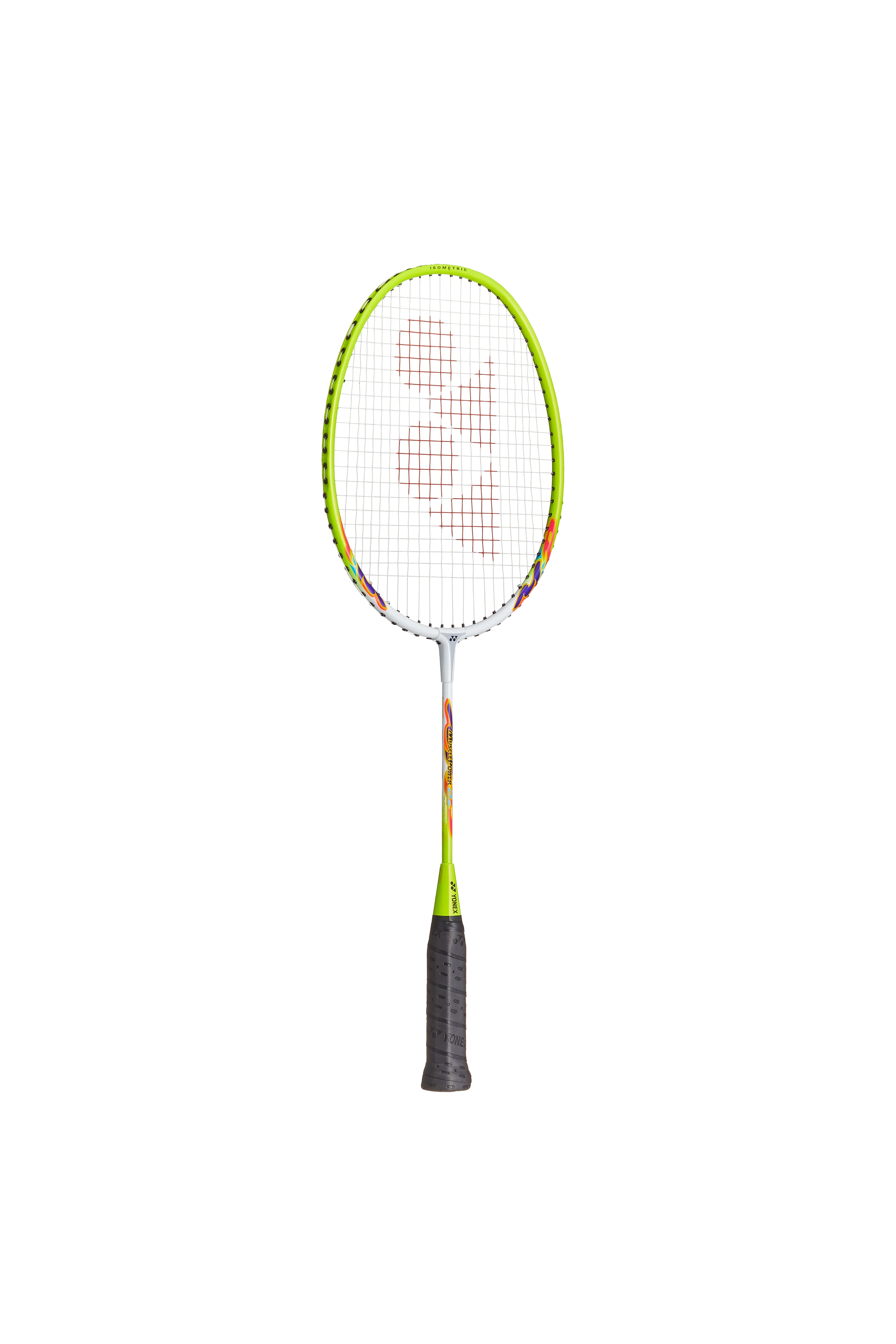 Yonex Muscle Power 2 Jr Badminton Racket - White/Lime Yellow