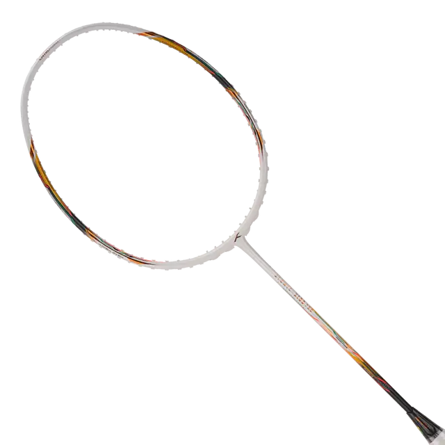 Hundred Atomic X 100 Pro 3U Badminton Racket - White/Dark Grey