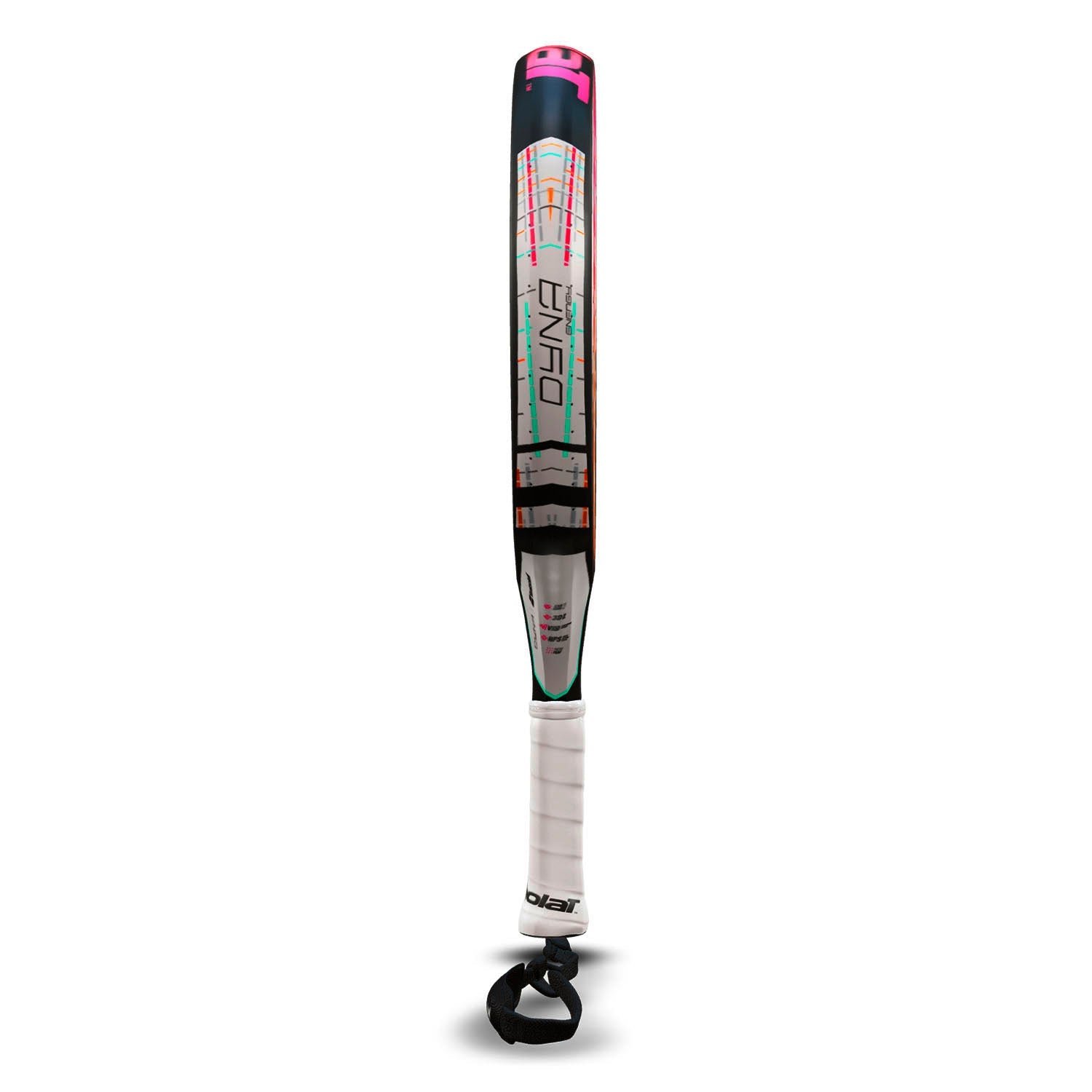 Babolat DYNA ENERGY Padel Racket - White/Orange