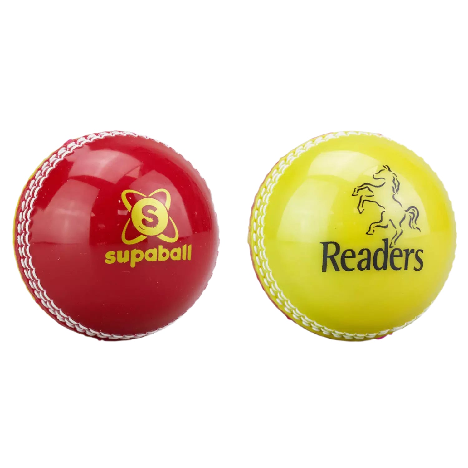 Readers Supaball Training Cricket Ball Red/Yellow