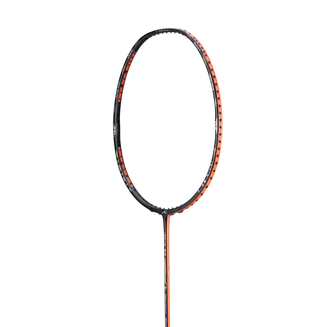 Hundred Ioniq 80 Limited Edition 4U Badminton Racket - Black/Orange Red