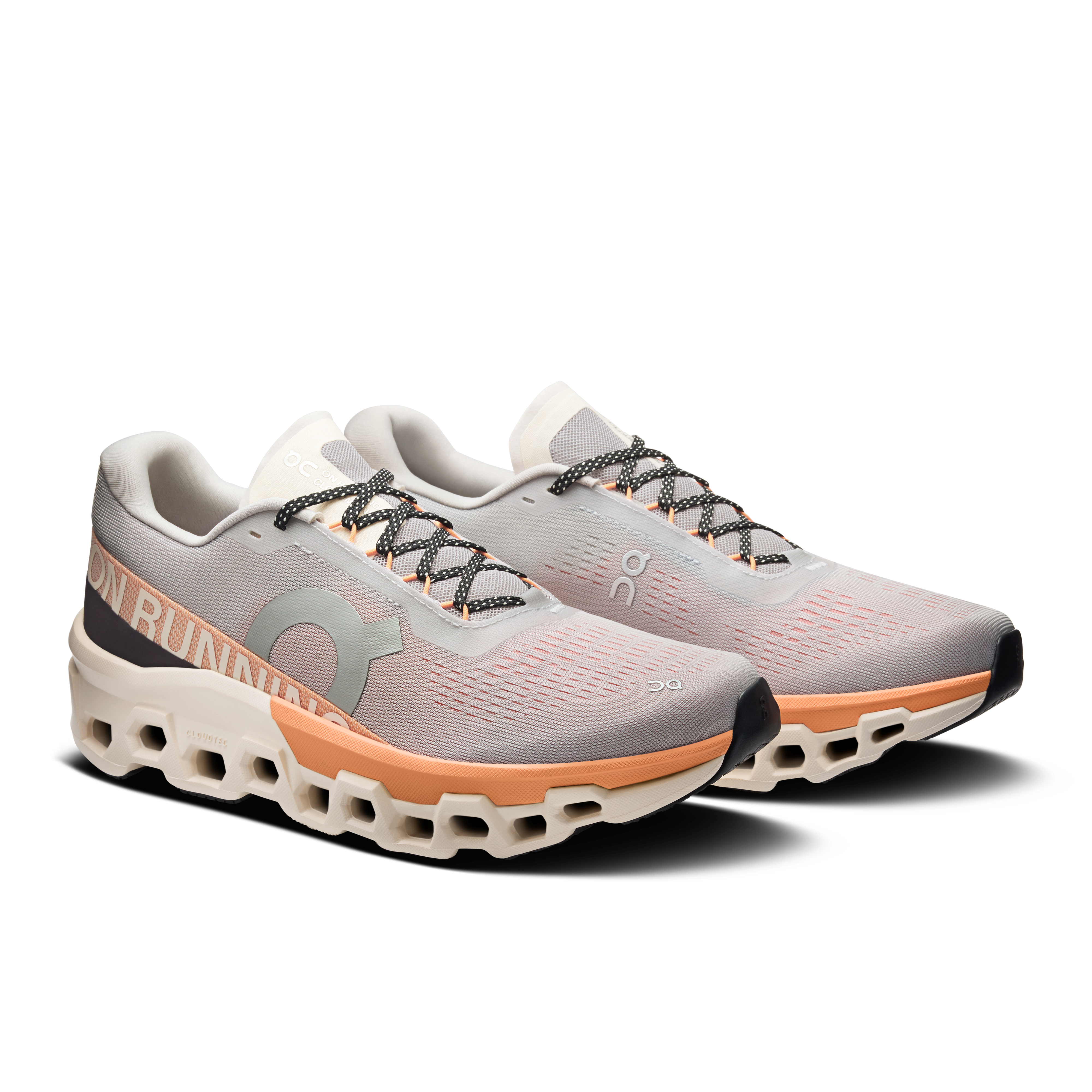 On Running Cloudmonster 2 Running Shoe Men - Glacier/Tangerine