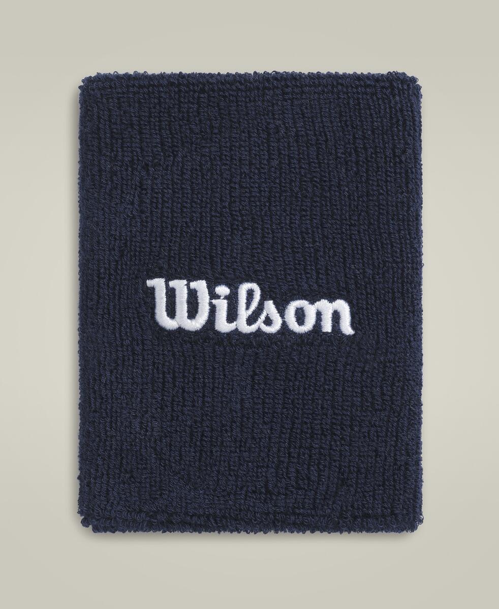 Wilson Wide Terry Wristbands Unisex - Navy