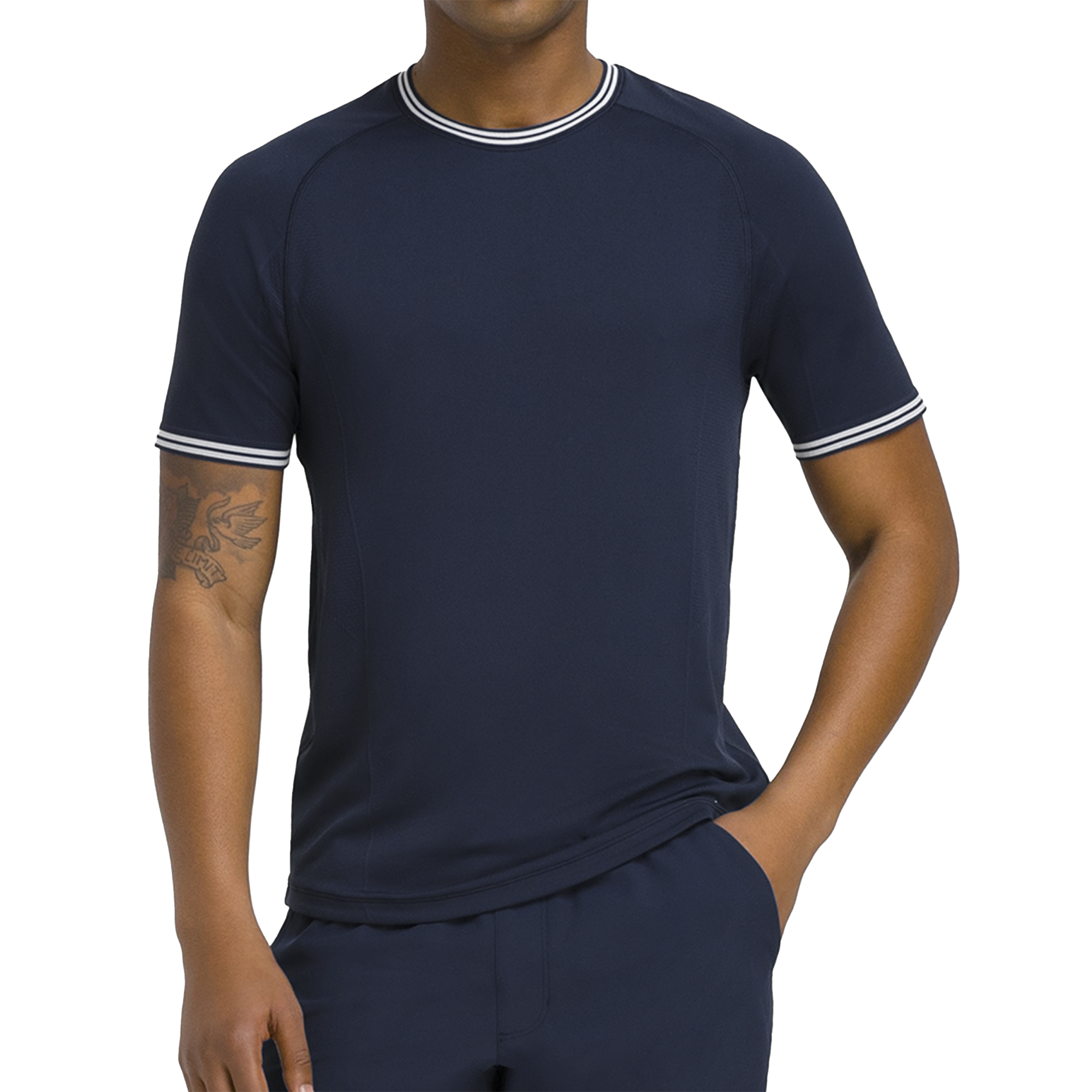 Wilson Court Performance Crew T-Shirt Men - Navy