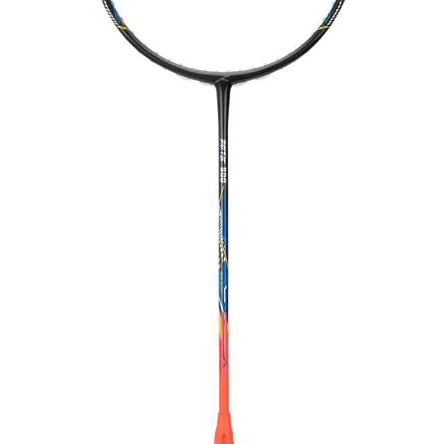 Hundred Battle 600 4U Badminton Racket - Dark Grey/Orange/Silver
