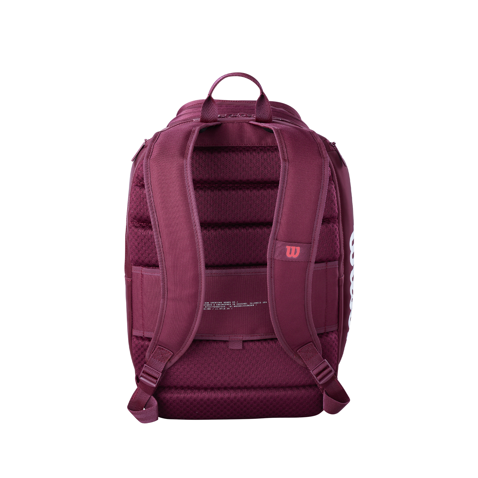 Wilson Defyer V1 2026 Tennis Backpack Bag - Maroon WRB0000901