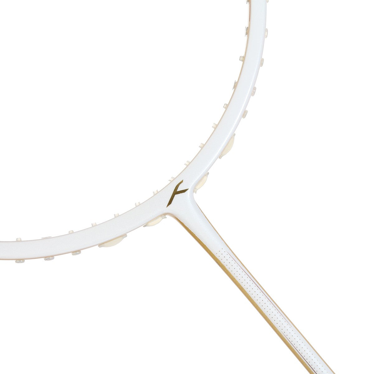 Hundred Ioniq 100 4U Badminton Racket - White/Gold