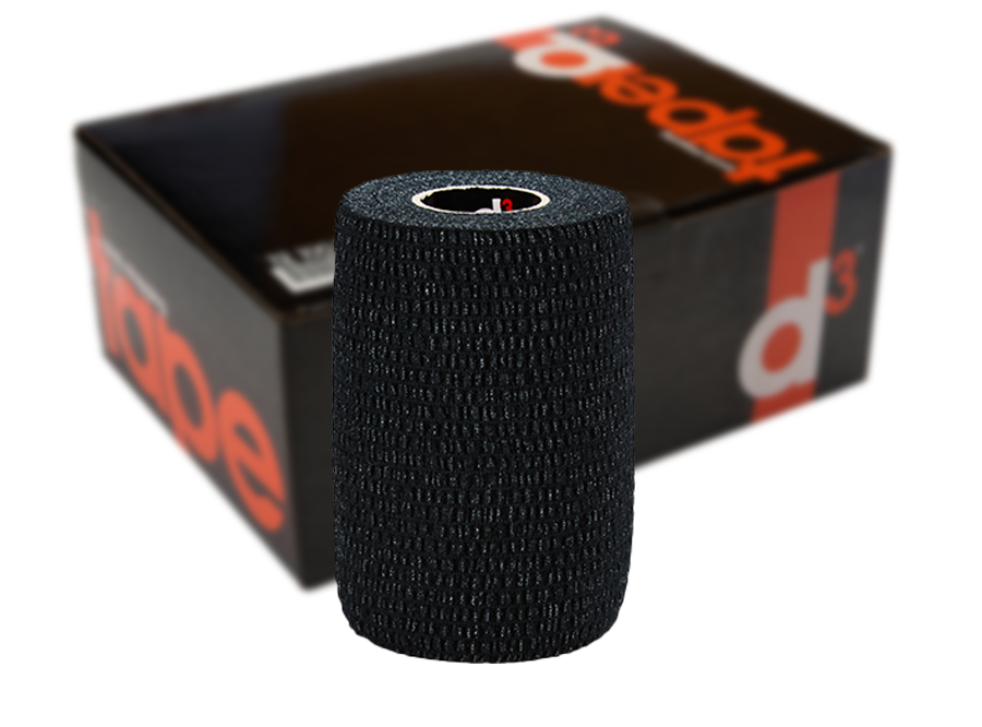 D3 Light EAB Spandex Bandage 50mmx7.5m Black