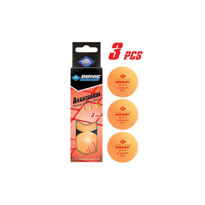 Donic-Schildkort 3-Star Orange Avantgarde Table Tennis Ball 3pcs