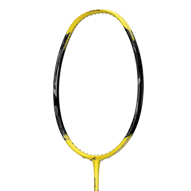 Hundred Nano Neo 7000 5U Badminton Racket - Yellow/Black Badminton Rackets Hundred