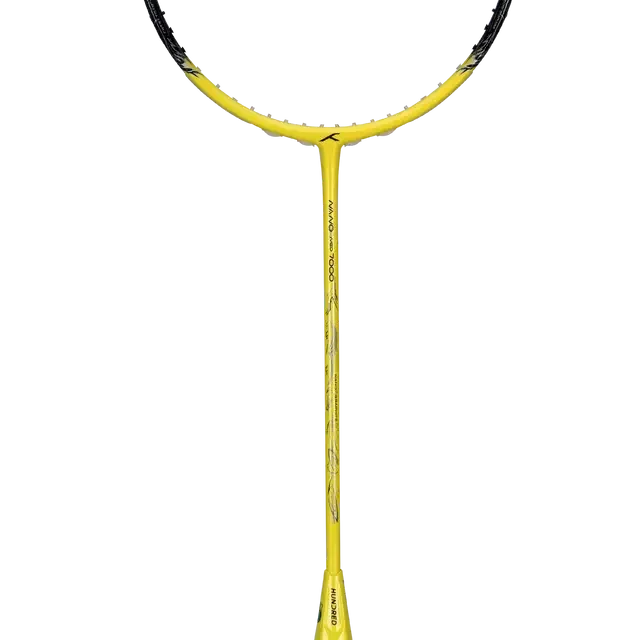 Hundred Nano Neo 7000 5U Badminton Racket - Yellow/Black Badminton Rackets Hundred