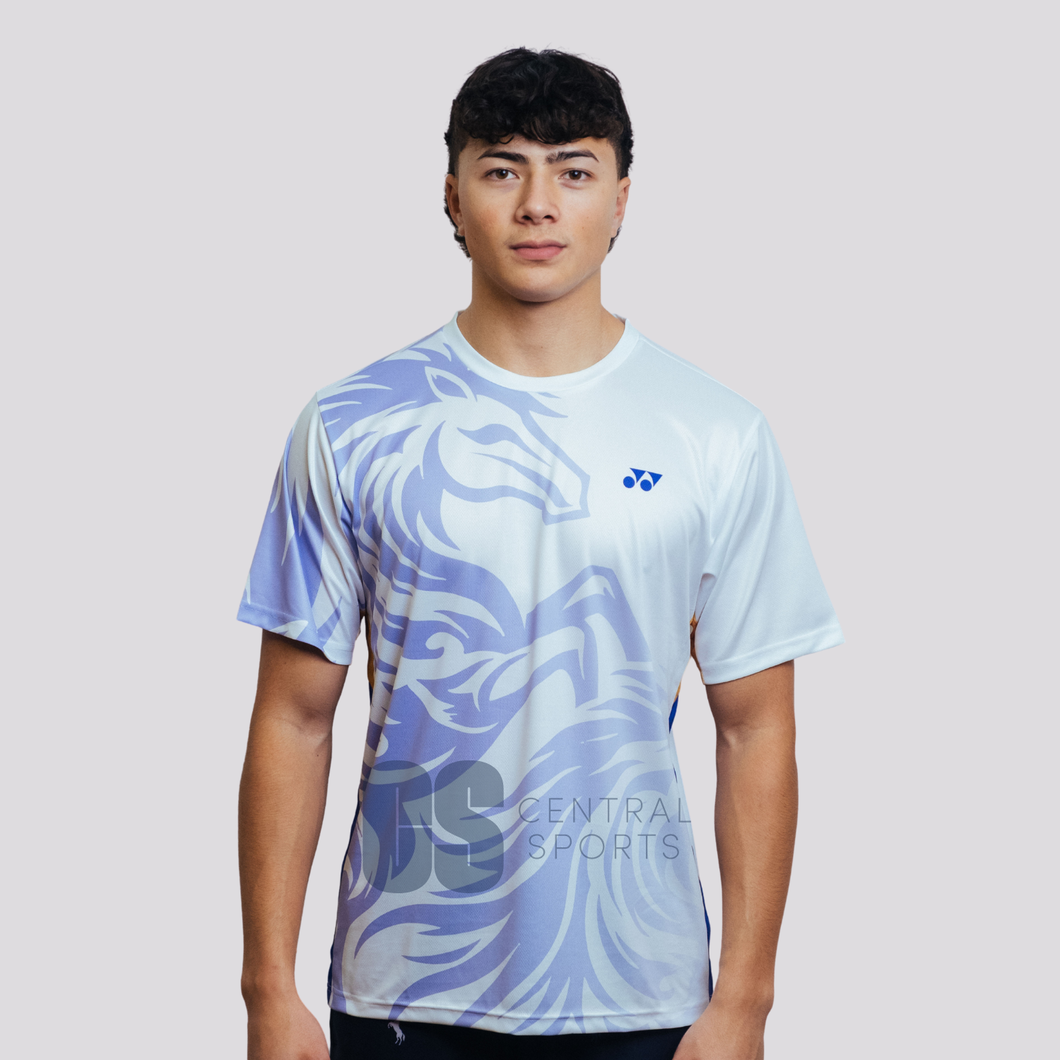 Yonex Imperial Stallion Men’s Game Top – White Yonex CNY2026 Game Top A Men White Clothing Yonex
