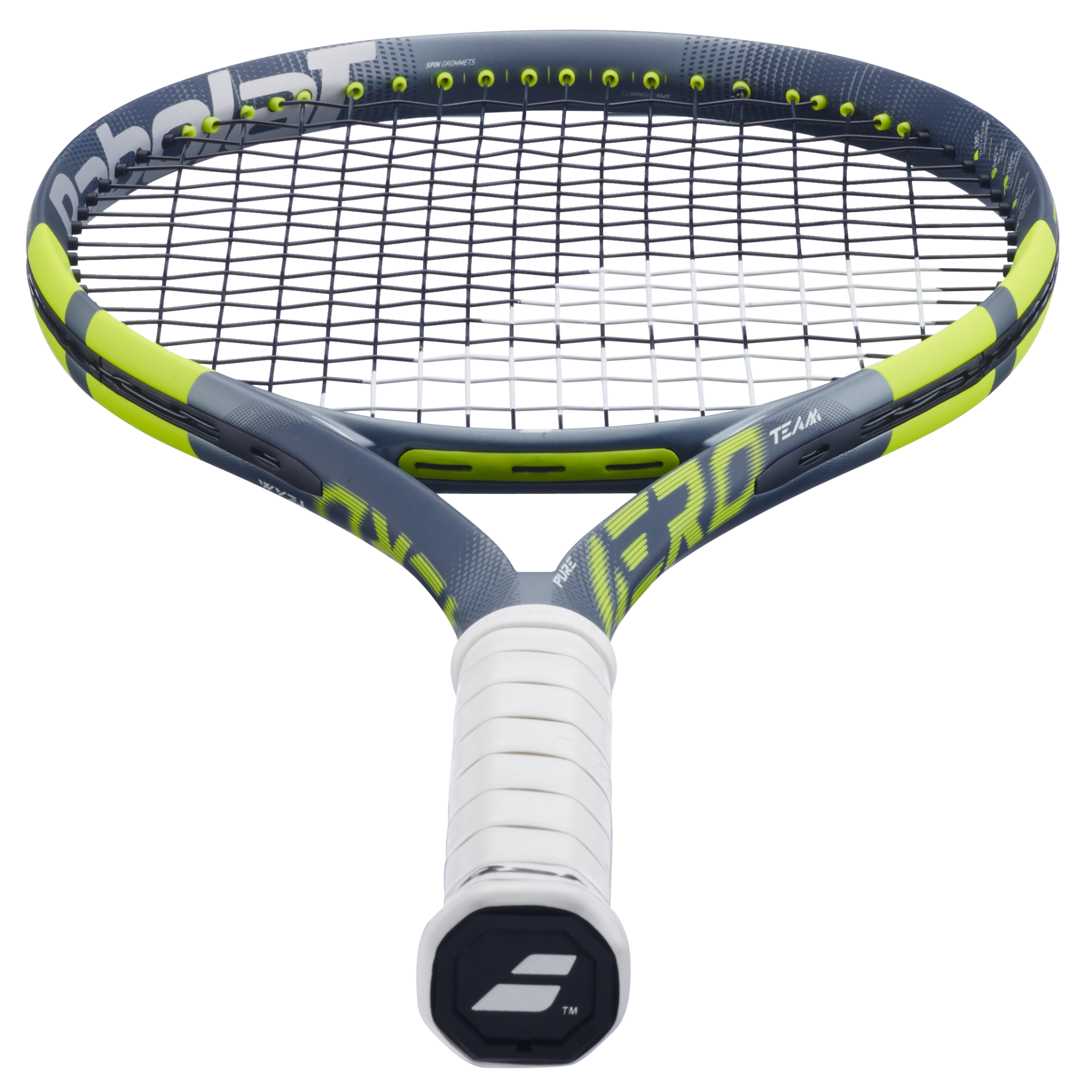 Babolat Pure Aero Team 2026 Tennis Racket Unstrung - Grey/Yellow Tennis Rackets Babolat