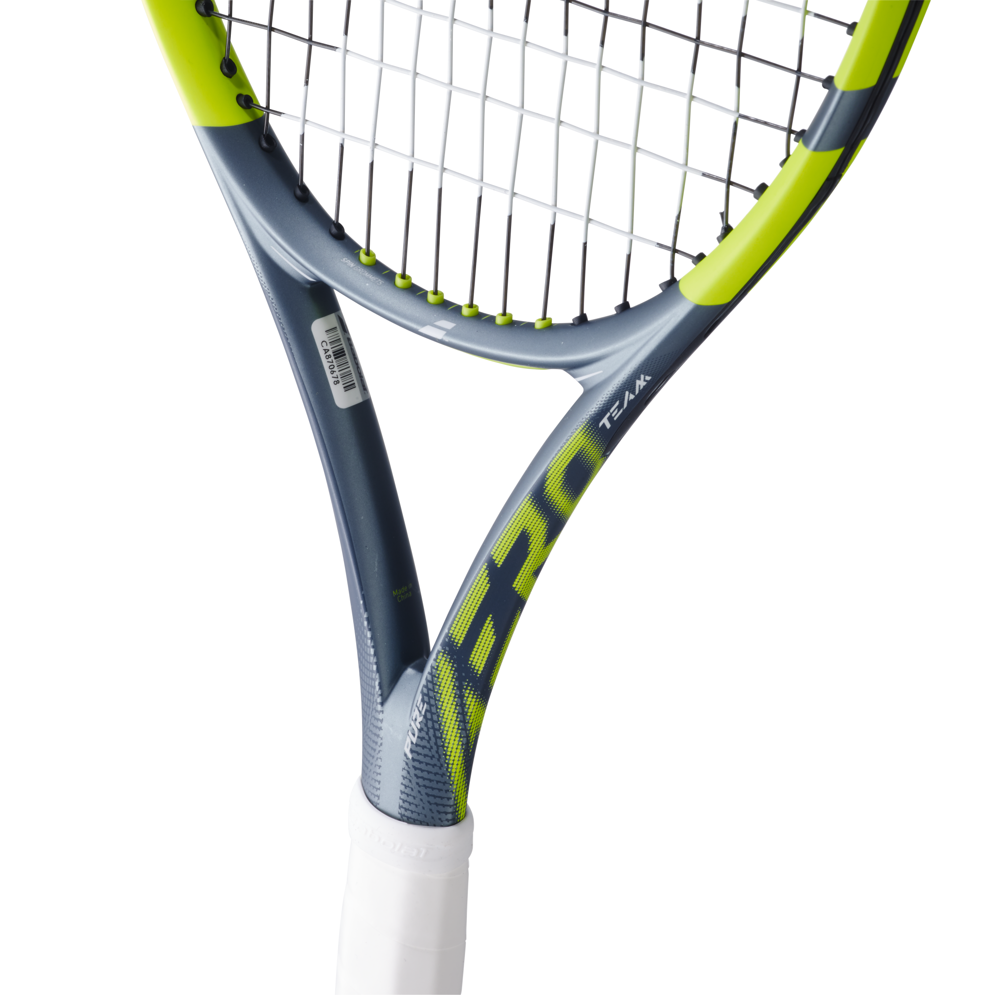 Babolat Pure Aero Team 2026 Tennis Racket Unstrung - Grey/Yellow Tennis Rackets Babolat