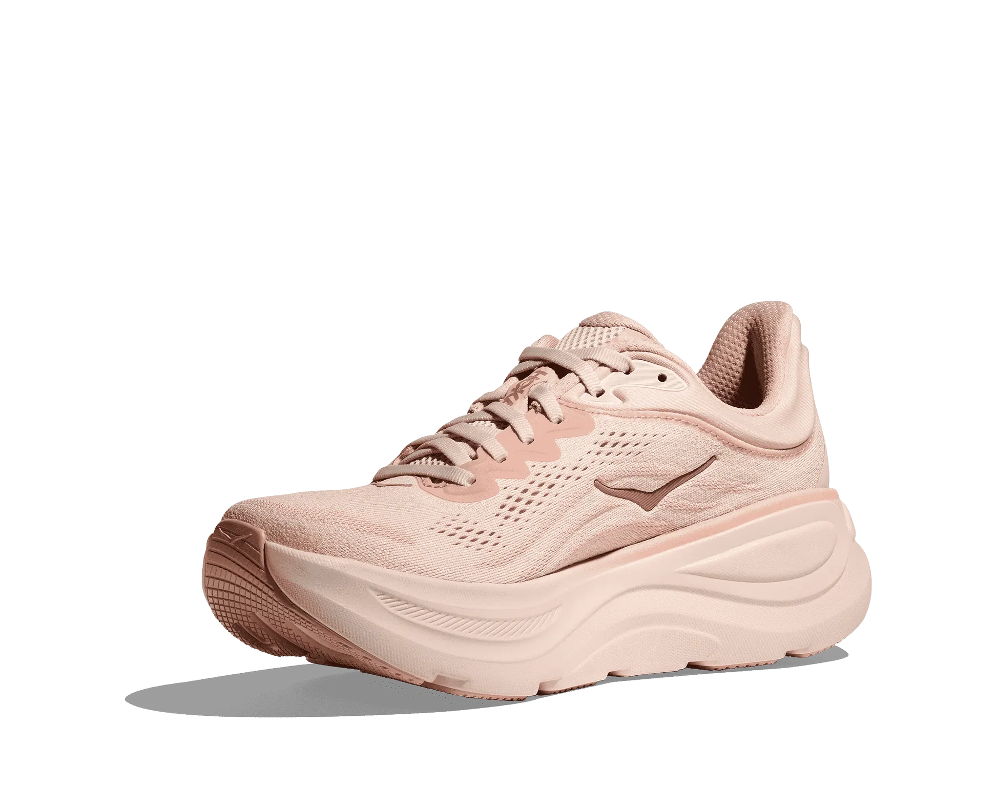 Hoka Bondi 9 Running Shoes Women - Rose Latte/Rose Cream
