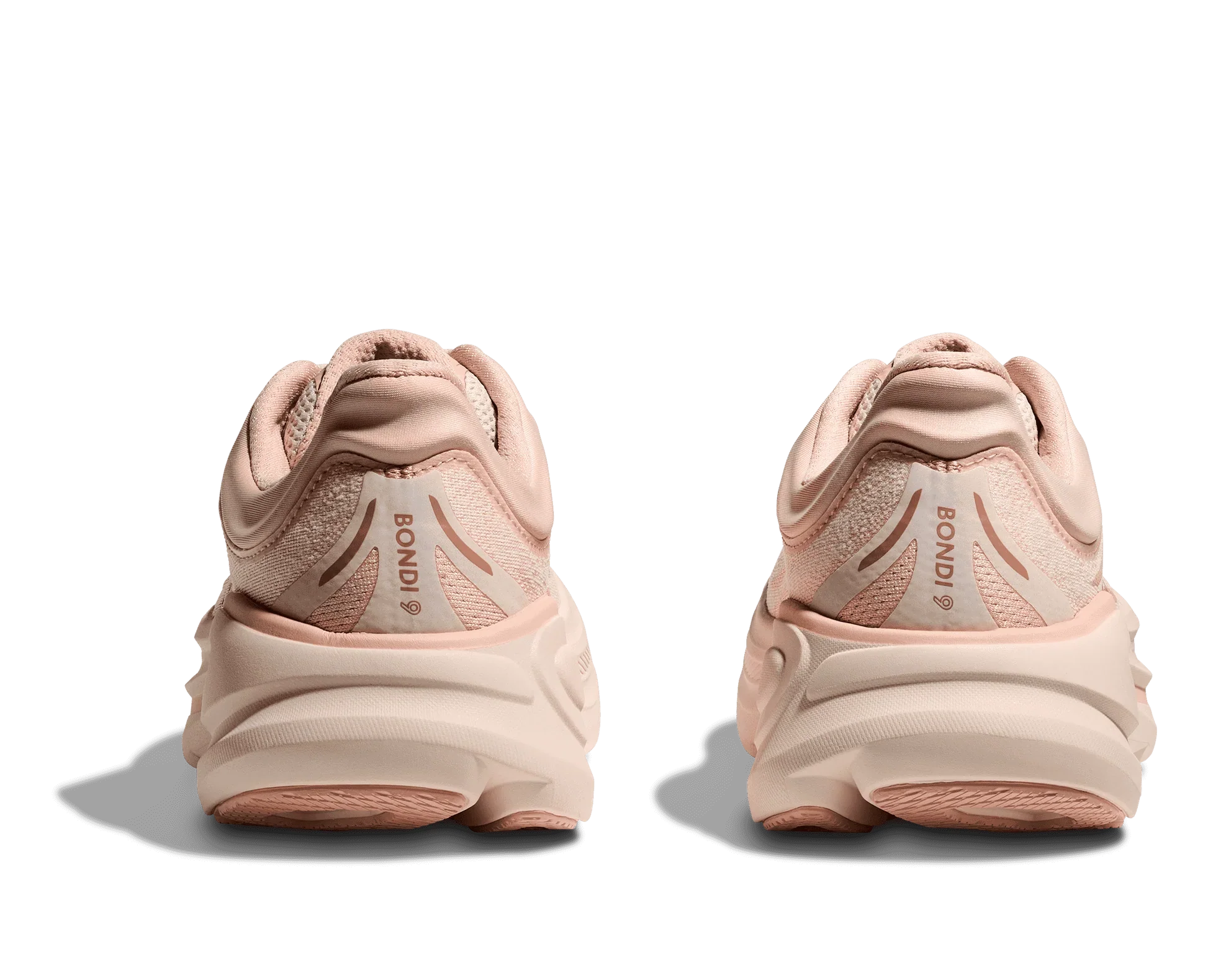 Hoka Bondi 9 Running Shoes Women - Rose Latte/Rose Cream