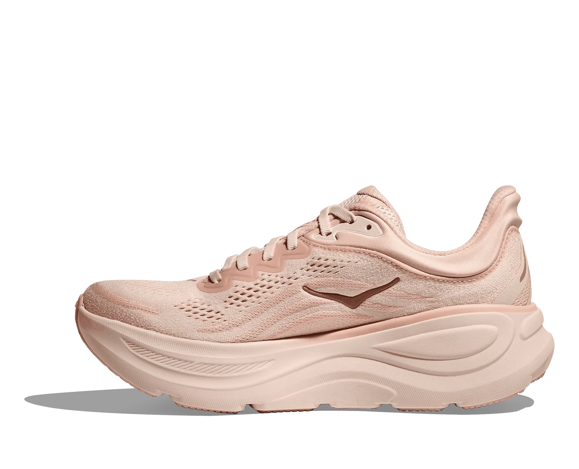 Hoka Bondi 9 Running Shoes Women - Rose Latte/Rose Cream